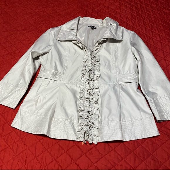 Samuel Dong Ruffle trend jacket size Medium - Picture 2 of 10